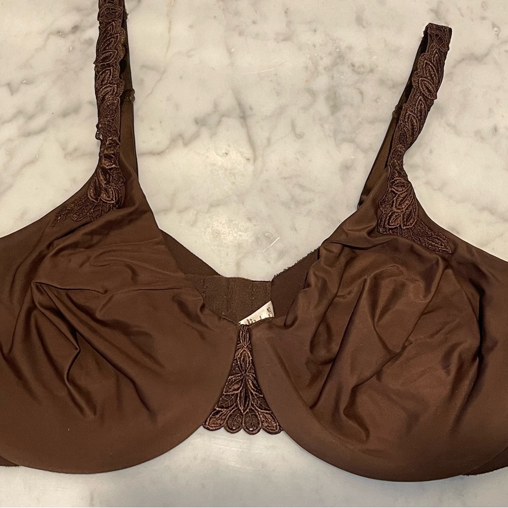 LILYETTE Minimizer Bra Size 42D Brown like new condition.